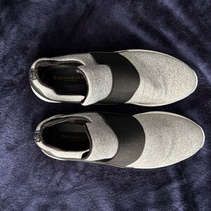 Donna Karan Women's Black and Gray Slip-On Sneakers